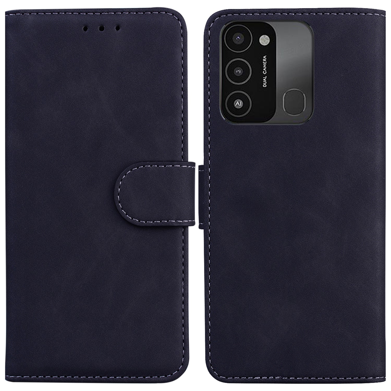 Wallet Phone Case for Tecno Spark Go 2022 Shockproof PU Leather Stand Flip Phone Cover Wallet Phone Case for Tecno Spark Go 2022 Shockproof PU Leather Stand Flip Phone Cover